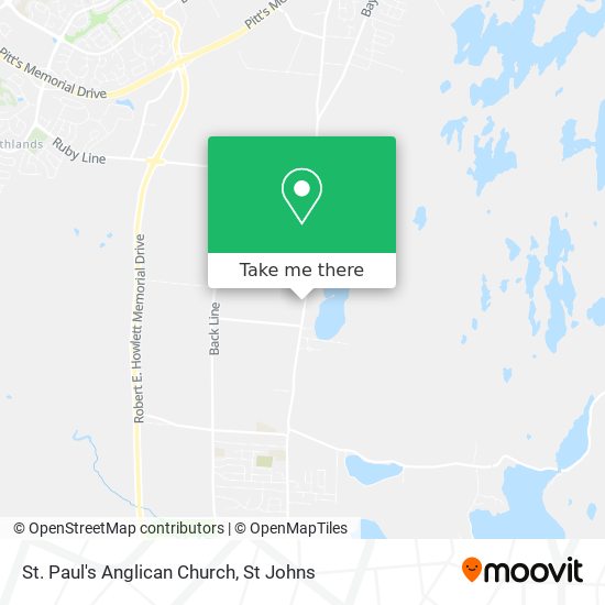 St. Paul's Anglican Church map