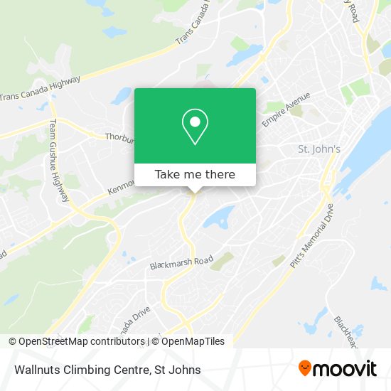 Wallnuts Climbing Centre map