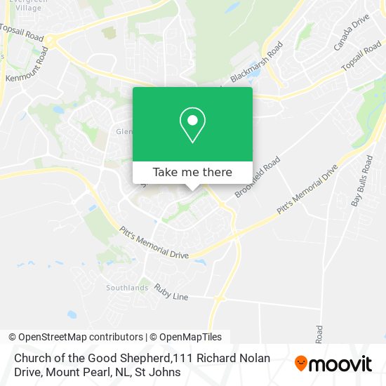 Church of the Good Shepherd,111 Richard Nolan Drive, Mount Pearl, NL plan