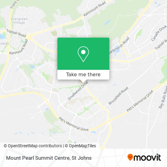 Mount Pearl Summit Centre map