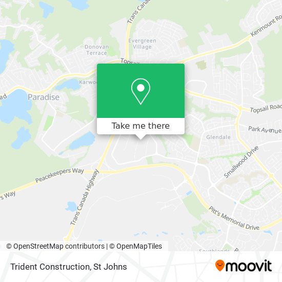 Trident Construction map