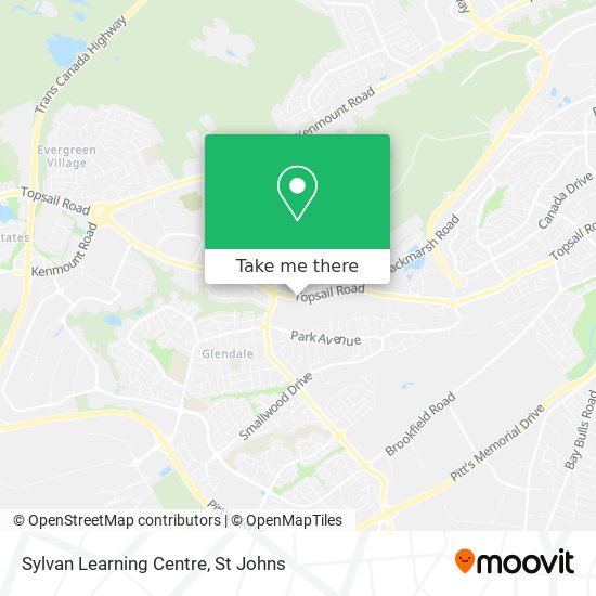 Sylvan Learning Centre map