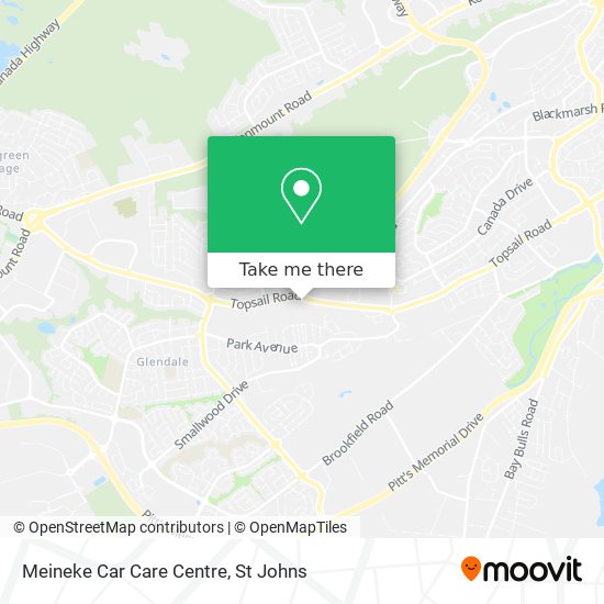 Meineke Car Care Centre plan