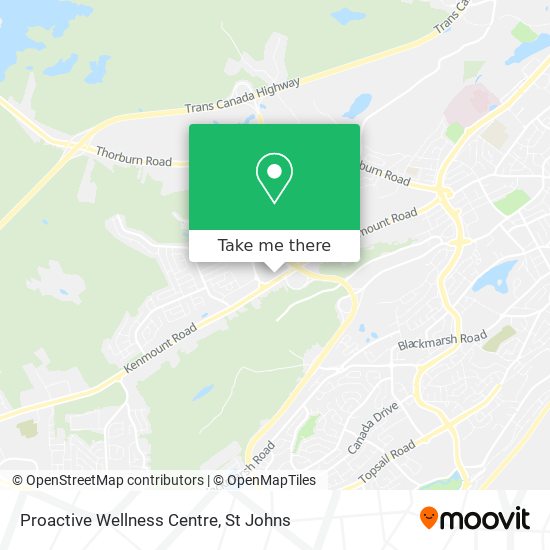 Proactive Wellness Centre map