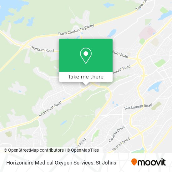Horizonaire Medical Oxygen Services map