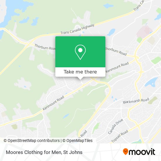 Moores Clothing for Men plan