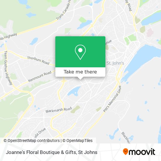 Joanne's Floral Boutique & Gifts map