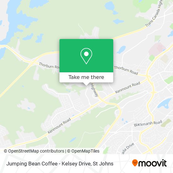 Jumping Bean Coffee - Kelsey Drive map