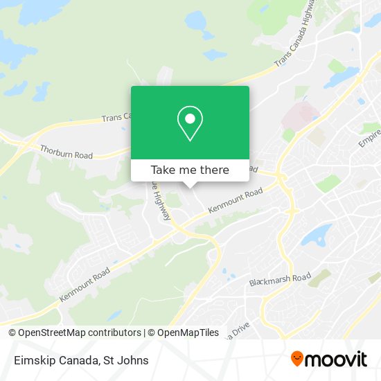 Eimskip Canada map