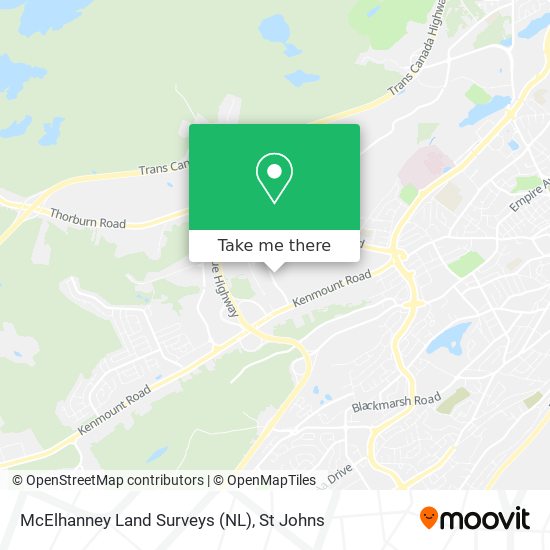 McElhanney Land Surveys (NL) map