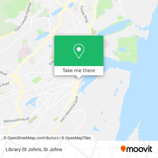 Library-St John's map