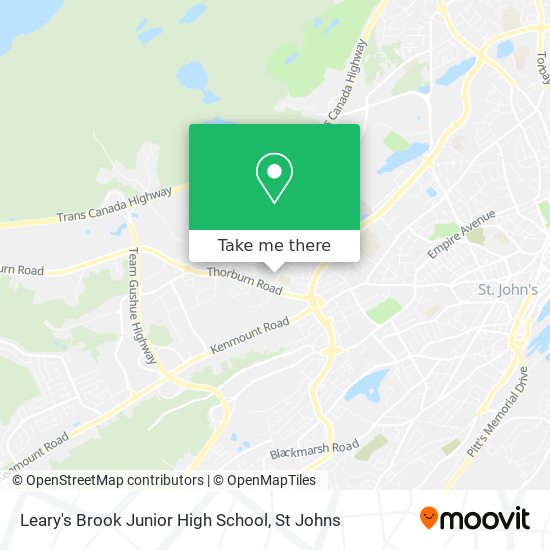 Leary's Brook Junior High School map