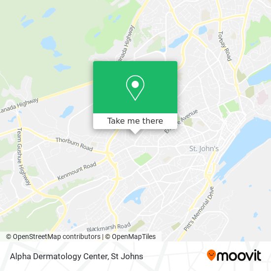 Alpha Dermatology Center map