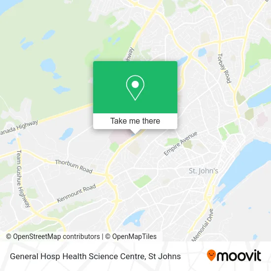 General Hosp Health Science Centre map