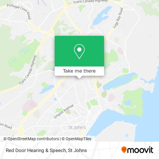 Red Door Hearing & Speech map