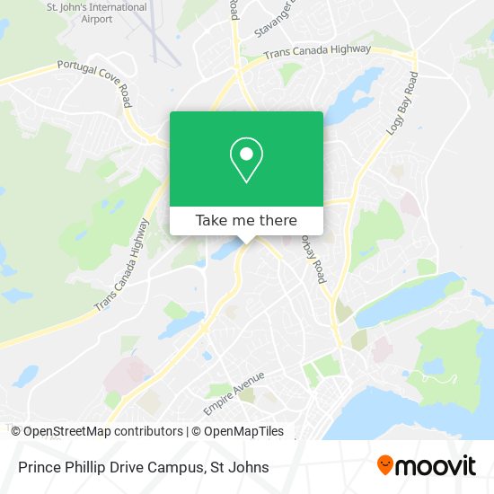 Prince Phillip Drive Campus map