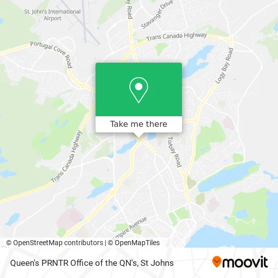 Queen's PRNTR Office of the QN's map