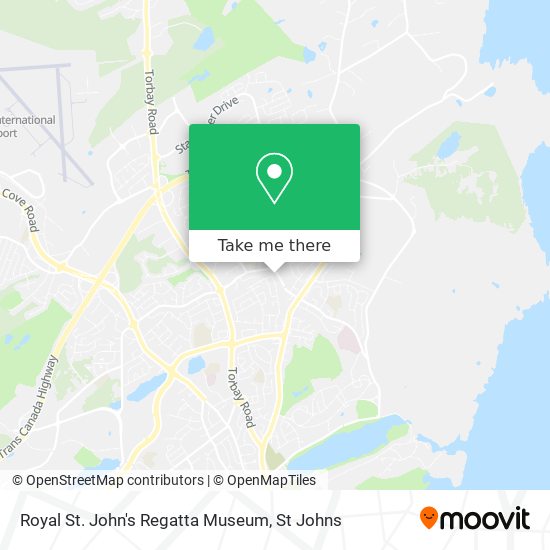 Royal St. John's Regatta Museum map