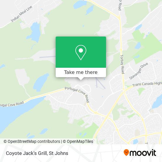 Coyote Jack's Grill map