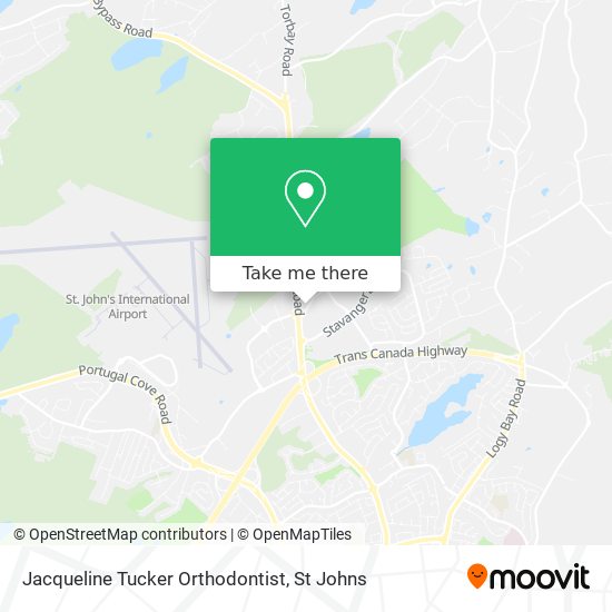 Jacqueline Tucker Orthodontist map