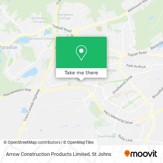 Arrow Construction Products Limited map