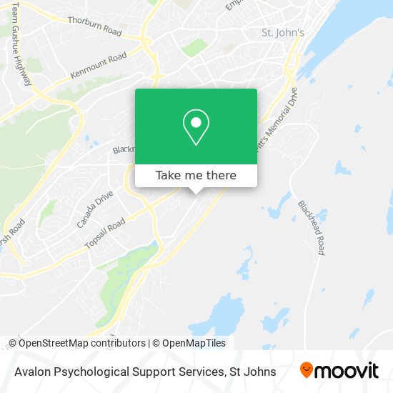 Avalon Psychological Support Services map