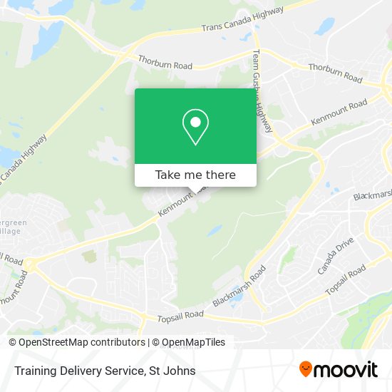 Training Delivery Service map