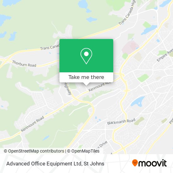 Advanced Office Equipment Ltd map