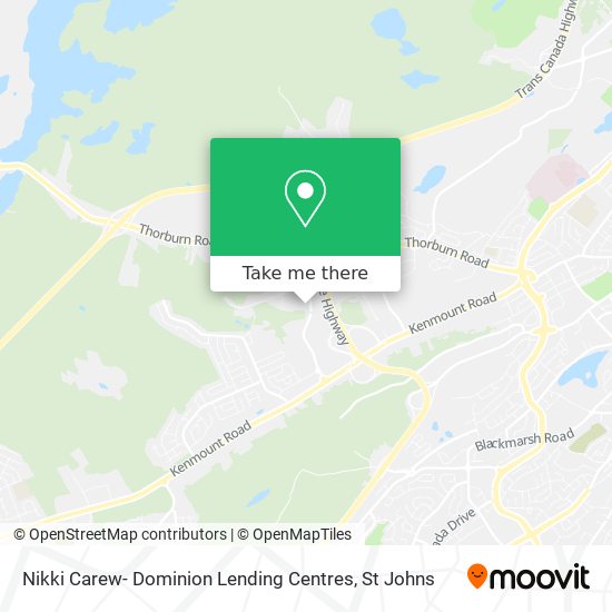 Nikki Carew- Dominion Lending Centres map