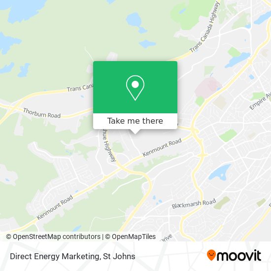 Direct Energy Marketing map