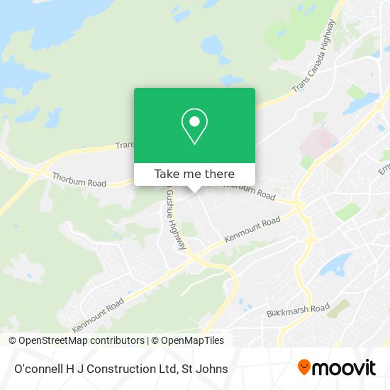 O'connell H J Construction Ltd map