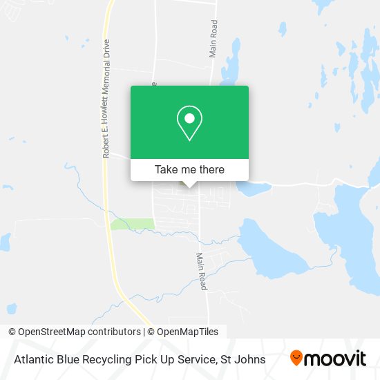 Atlantic Blue Recycling Pick Up Service map