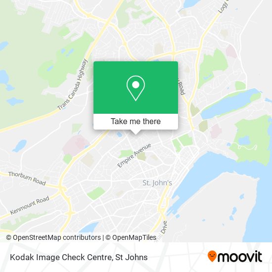 Kodak Image Check Centre map