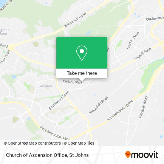 Church of Ascension Office map