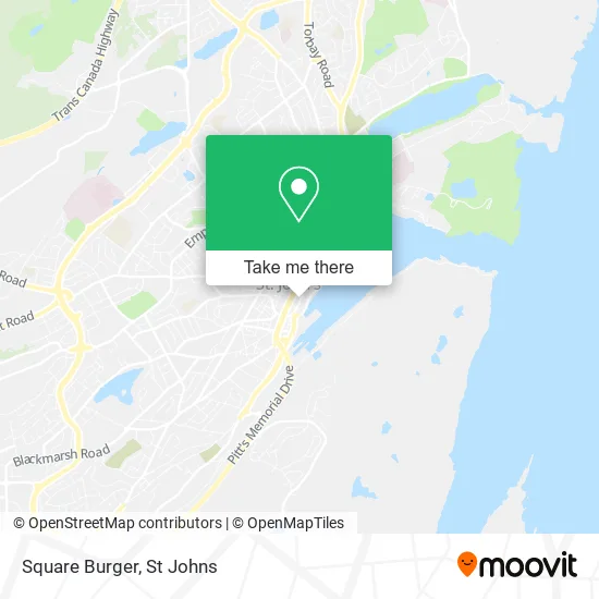 Square Burger map