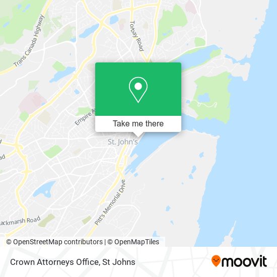 Crown Attorneys Office map