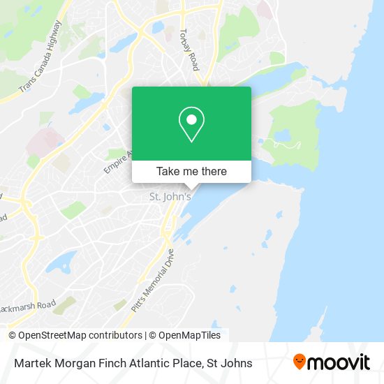 Martek Morgan Finch Atlantic Place map