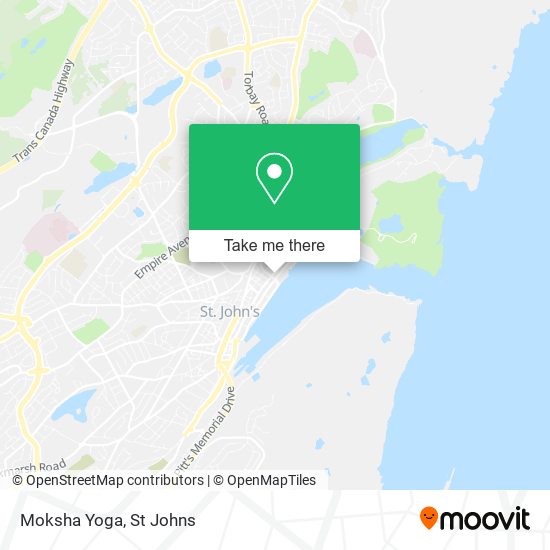 Moksha Yoga map