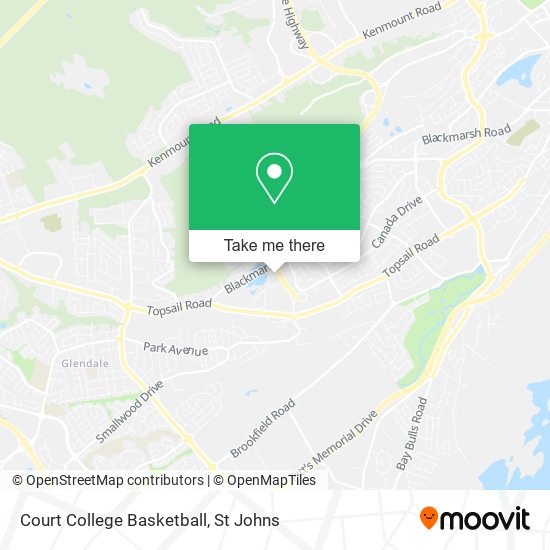 Court College Basketball map