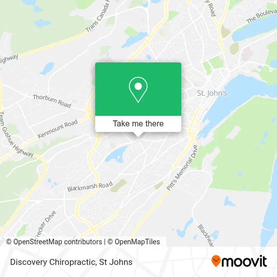 Discovery Chiropractic map