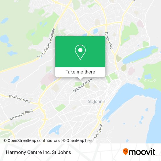 Harmony Centre Inc map