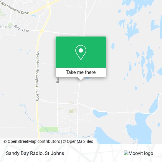 Sandy Bay Radio map