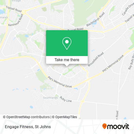 Engage Fitness map