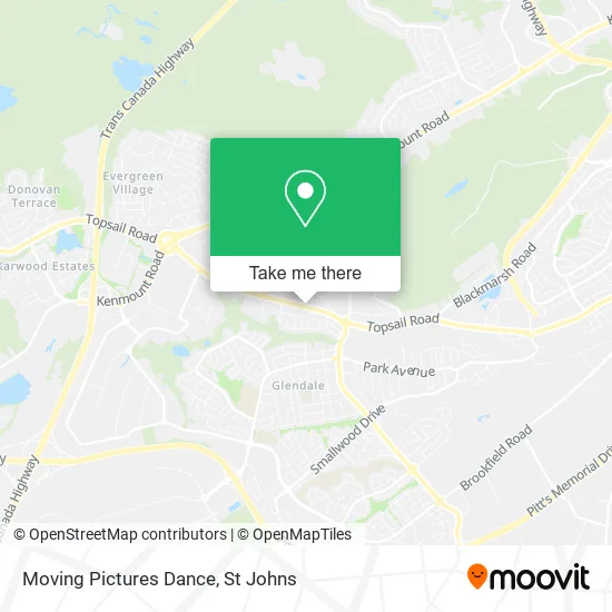 Moving Pictures Dance map