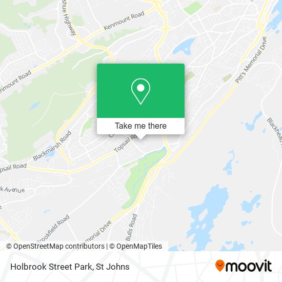 Holbrook Street Park map