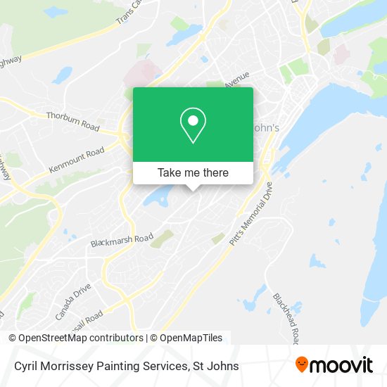 Cyril Morrissey Painting Services map