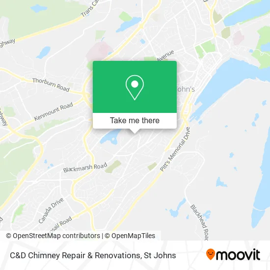 C&D Chimney Repair & Renovations map