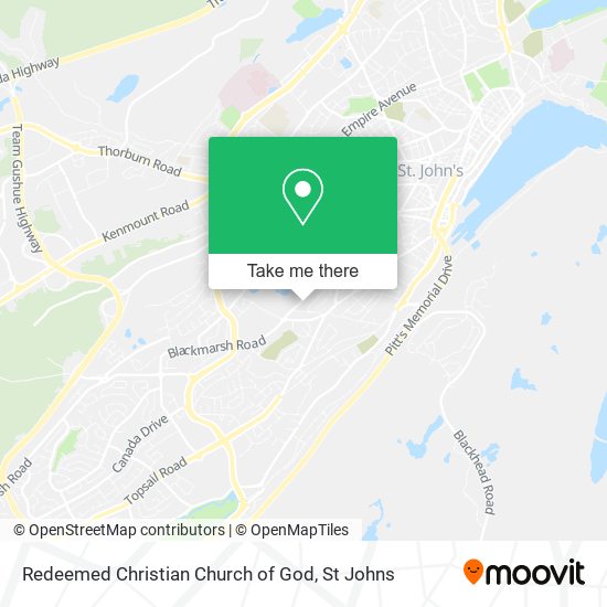 Redeemed Christian Church of God map