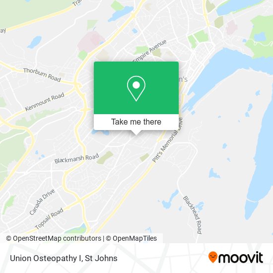 Union Osteopathy I map