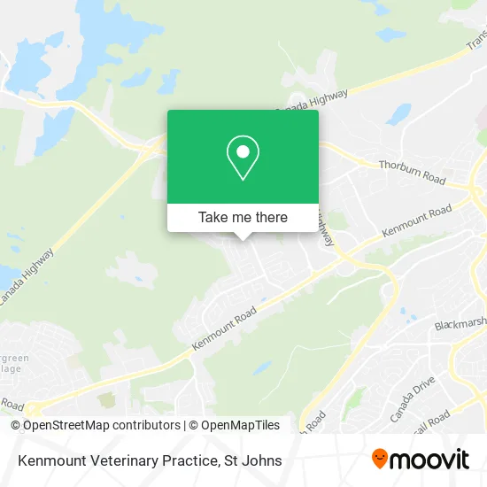 Kenmount Veterinary Practice map
